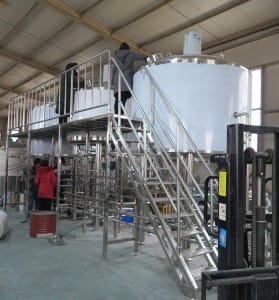 Équipement de brasserie de bière 4000L